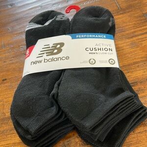 NB Low Cut Action Cushion Performance Socks 6 Pairs